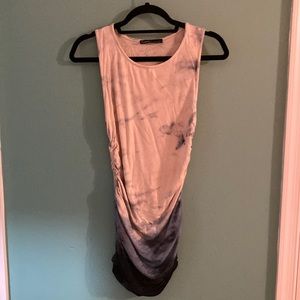 Gypsy 05 Multi Blue & Ivory Mini Dress S